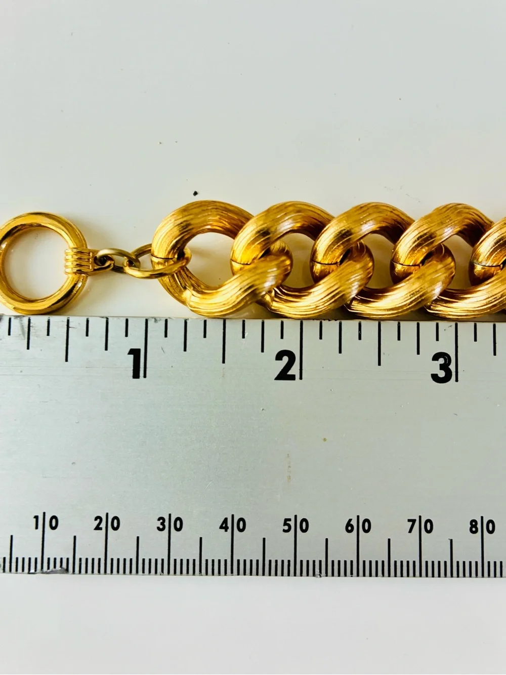 Deliciously Chunky VTG 80s Textured Gold Chain Necklace - Bold Statement 146g